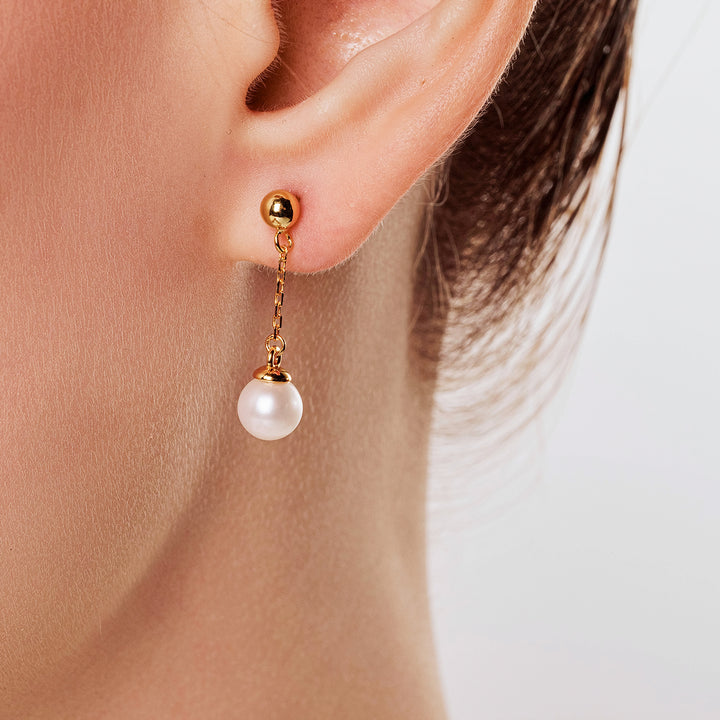 Top Grade Freshwater Pearl Earring WE00804| BUBBLE