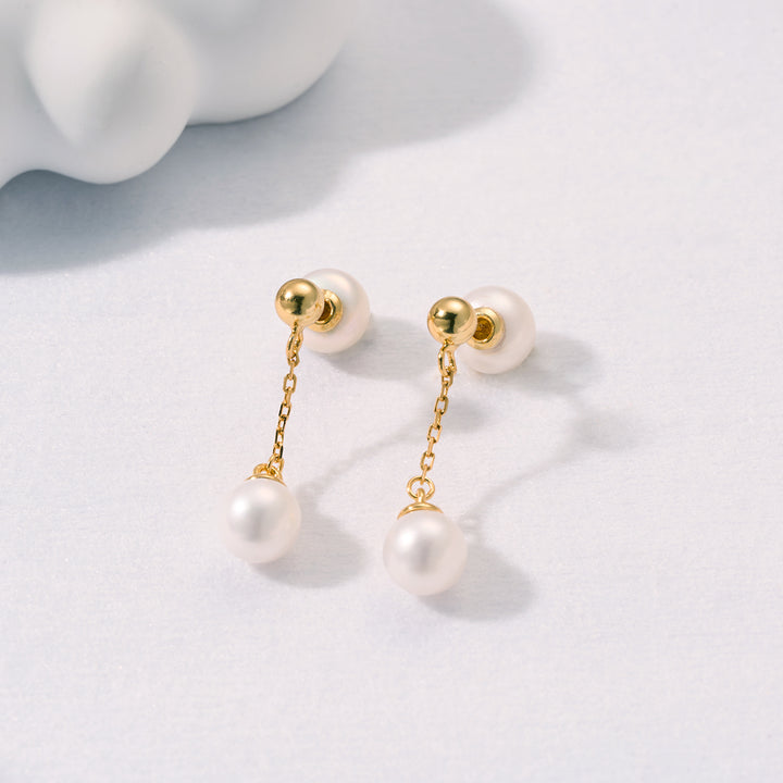 Top Grade Freshwater Pearl Earring WE00804| BUBBLE