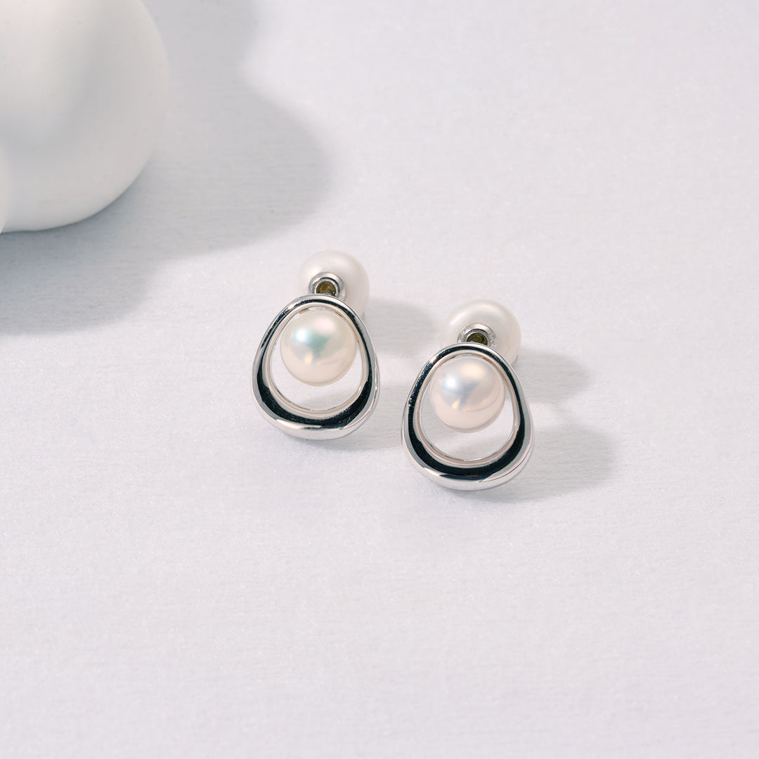 Top Grade Freshwater Pearl Earrings WE00805 | CONNECT