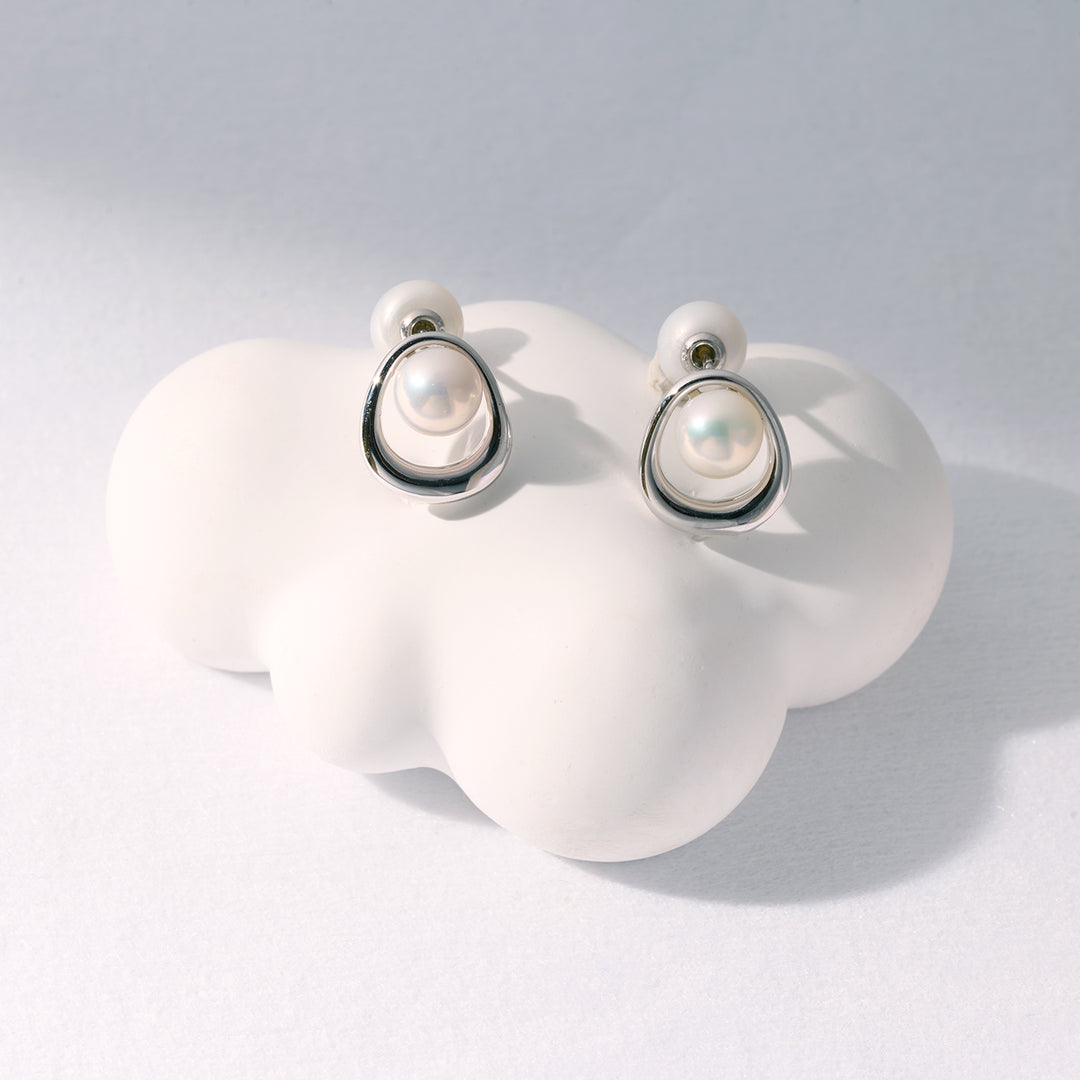 Top Grade Freshwater Pearl Earrings WE00805 | CONNECT