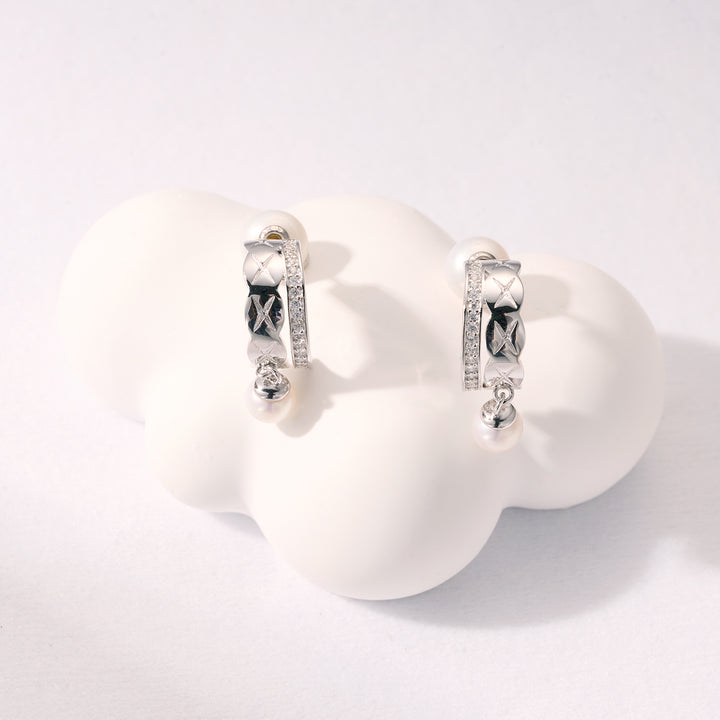 Top Grade Freshwater Pearl Earrings WE00806