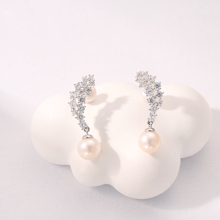 Anting-anting Mutiara Air Tawar Gred Teratas WE00807 | CELESTE