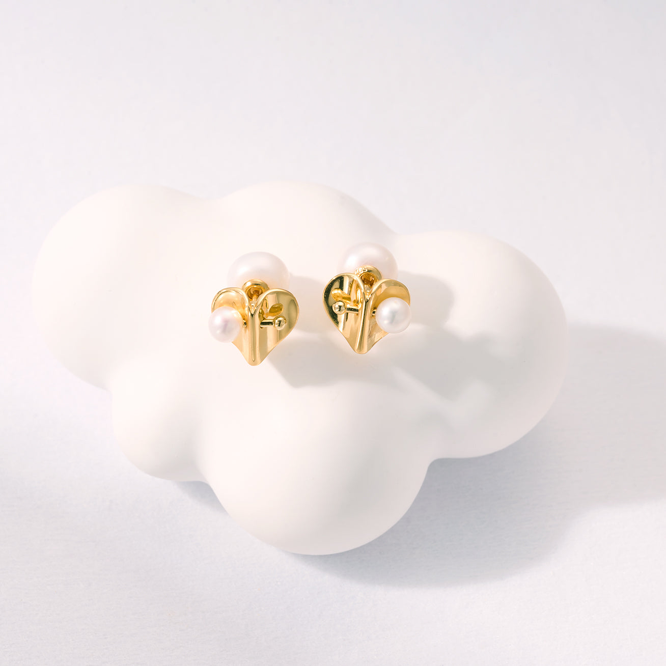 Top Grade Freshwater Pearl Earrings WE00808 | LOVE - PEARLY LUSTRE
