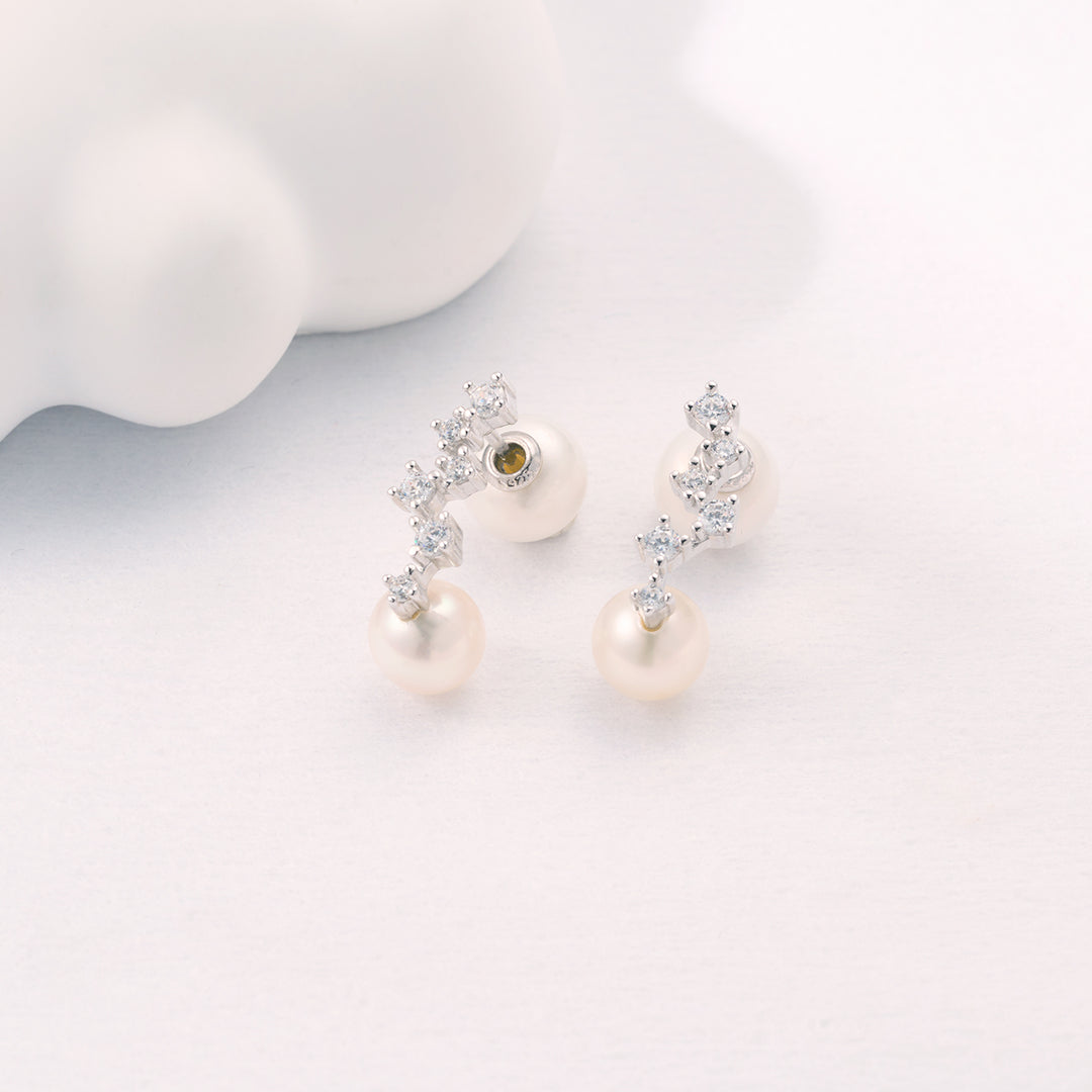 Top Grade Freshwater Pearl Earrings WE00809 | STARRY