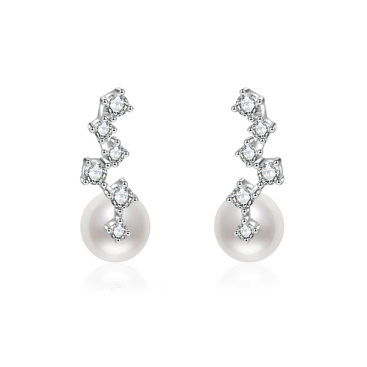Top Grade Freshwater Pearl Earrings WE00809 | STARRY - PEARLY LUSTRE