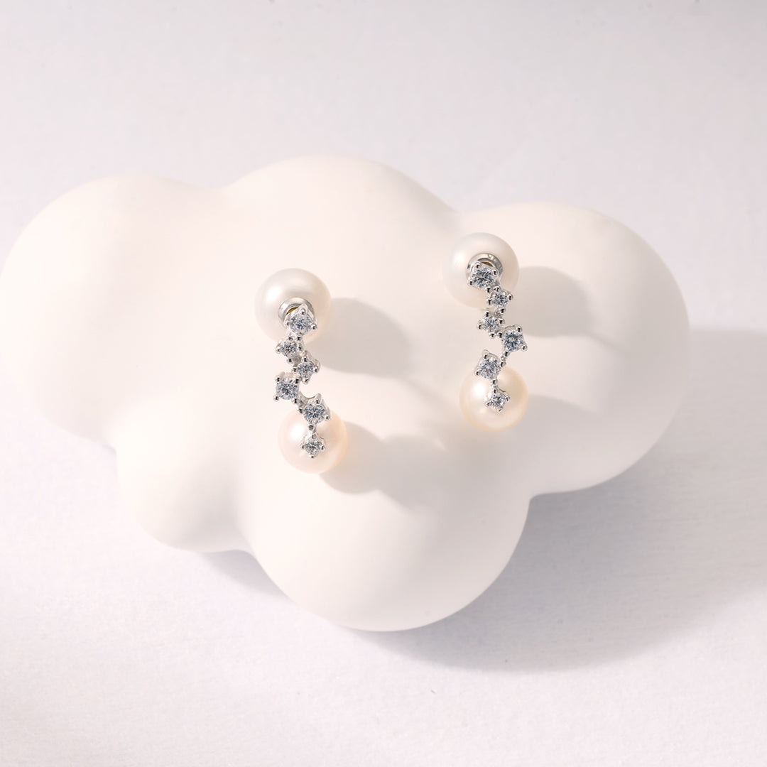 Top Grade Freshwater Pearl Earrings WE00809 | STARRY