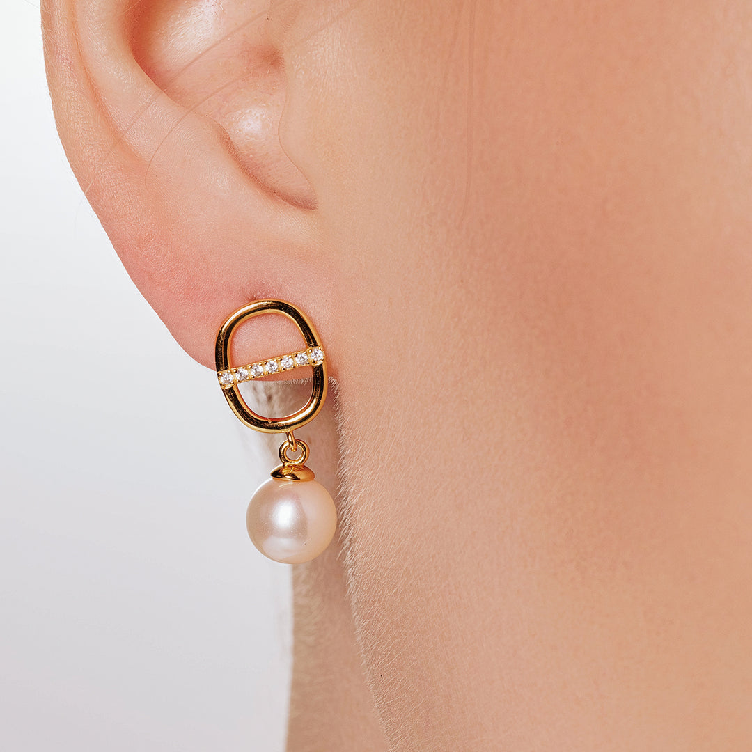 Top Grade Freshwater Pearl Earrings WE00812 | CONNECT