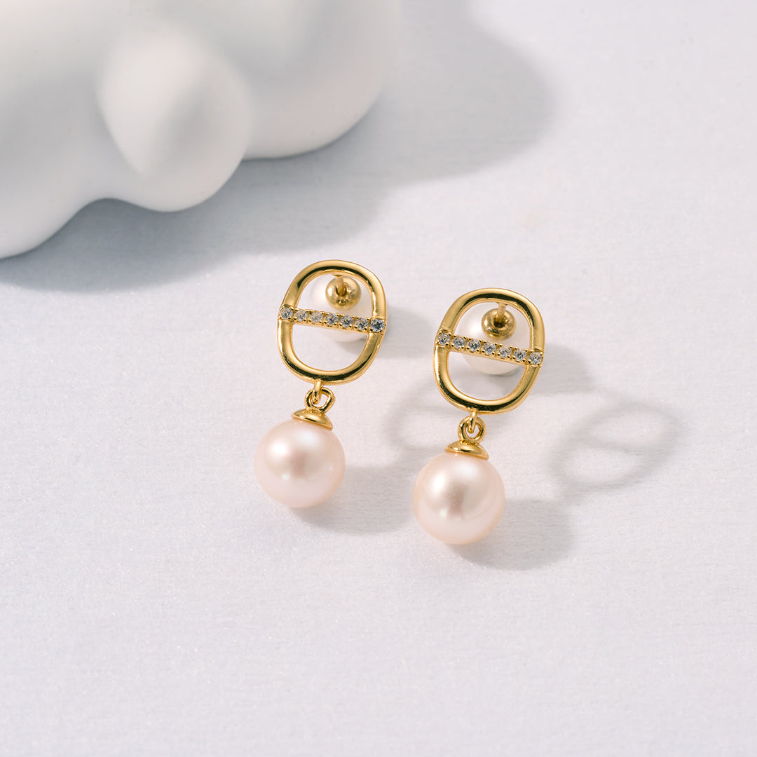 Top Grade Freshwater Pearl Earrings WE00812 | CONNECT