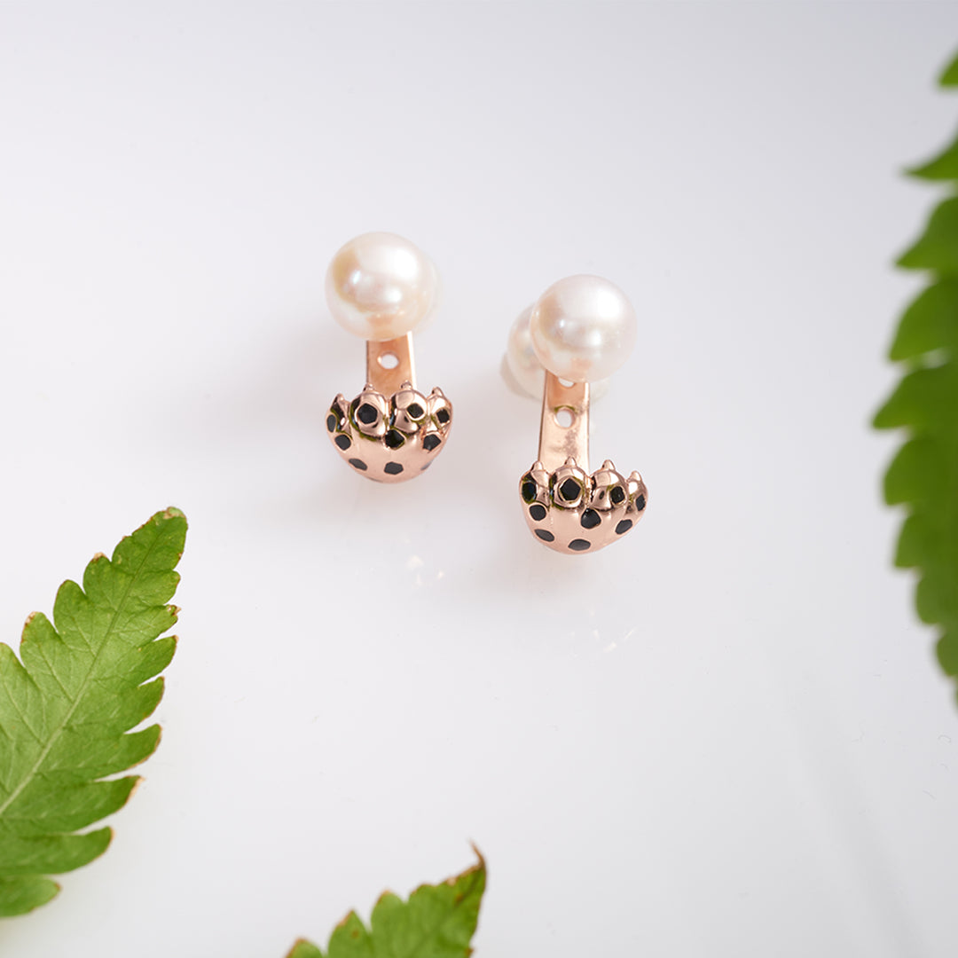 Orecchini di perle d'acqua dolce con lucentezza superiore WE00727 | SAFARI