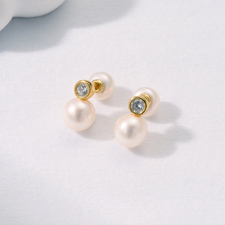 Top Grade Freshwater Pearl Earring WE00818| BUBBLE