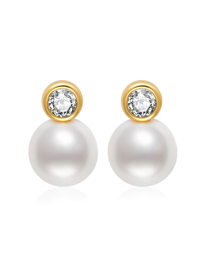 Anting-anting Mutiara Air Tawar Gred Teratas WE00818| BUIH