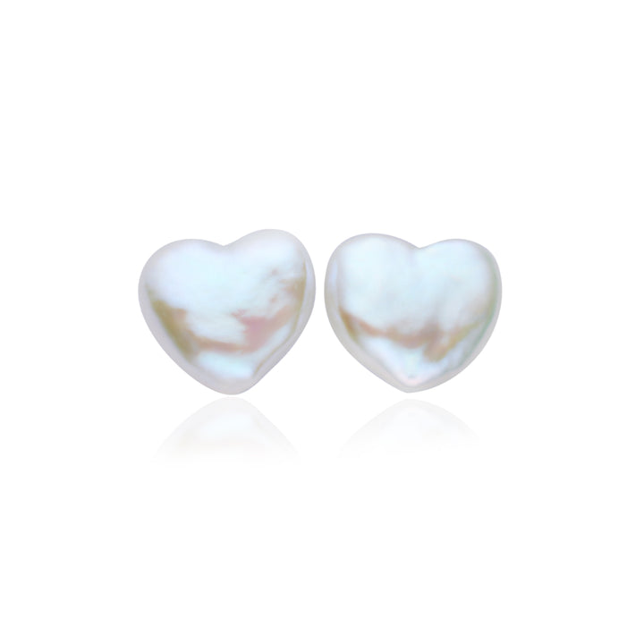 Boucles d'oreilles à tige en perles baroques d'eau douce WE00820 | AMOUR