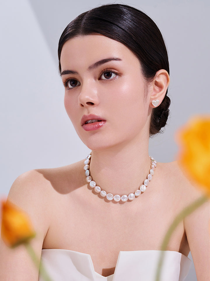 Freshwater Baroque Pearl Stud Earrings WE00820 | LOVE