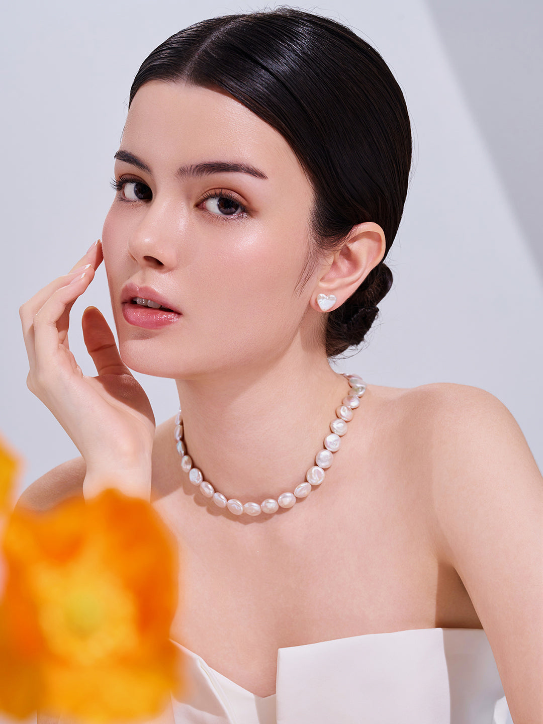 Freshwater Baroque Pearl Stud Earrings WE00820 | LOVE