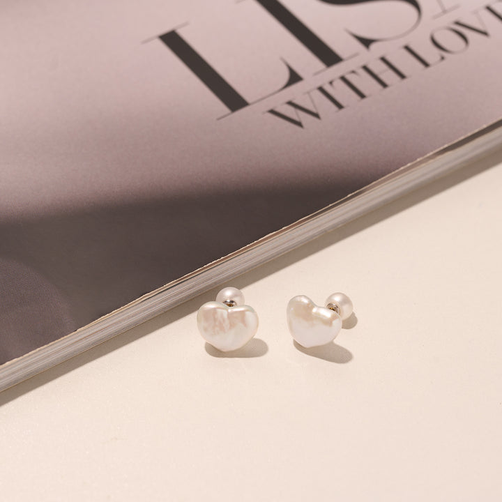 Freshwater Baroque Pearl Stud Earrings WE00820 | LOVE