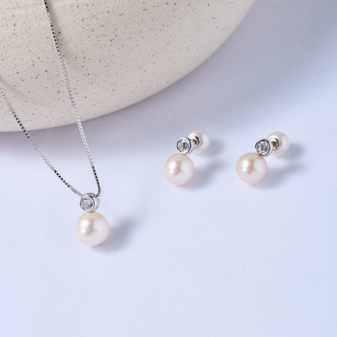 Top Grade Freshwater Pearl Necklace WN00691| BUBBLE - PEARLY LUSTRE