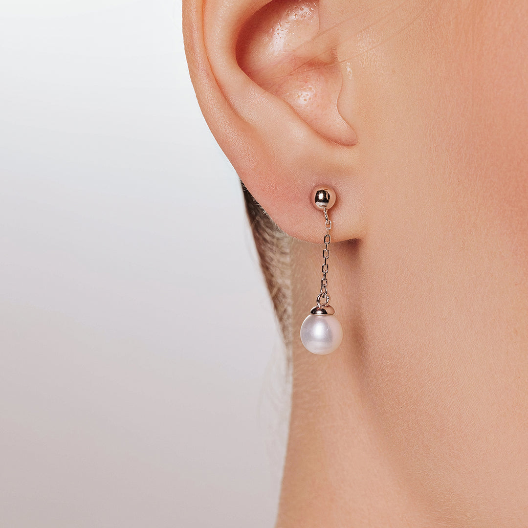 Top Grade Freshwater Pearl Earring WE00826 | BUBBLE