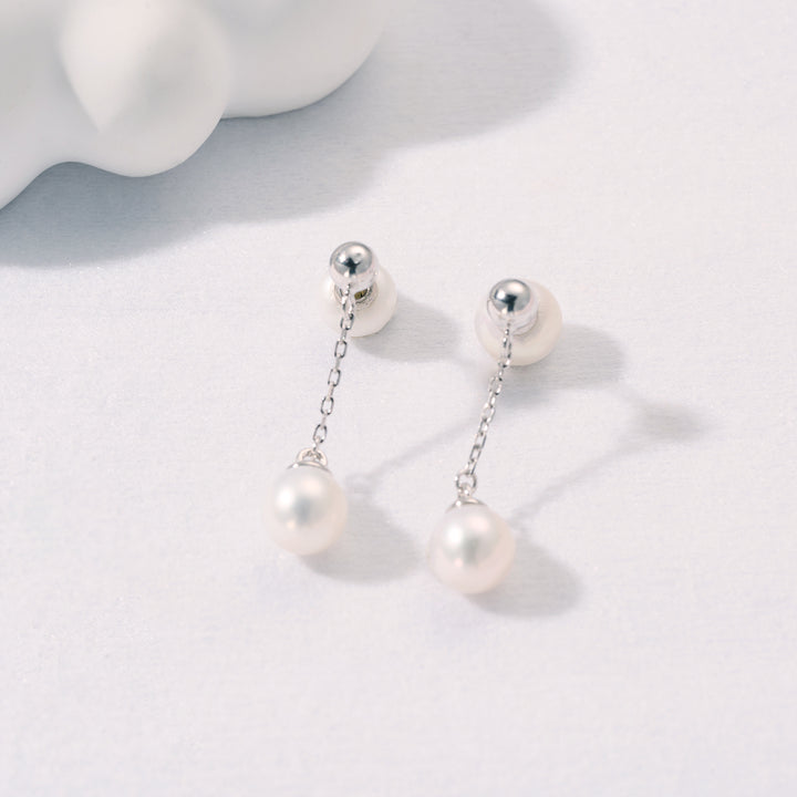 Top Grade Freshwater Pearl Earring WE00826 | BUBBLE