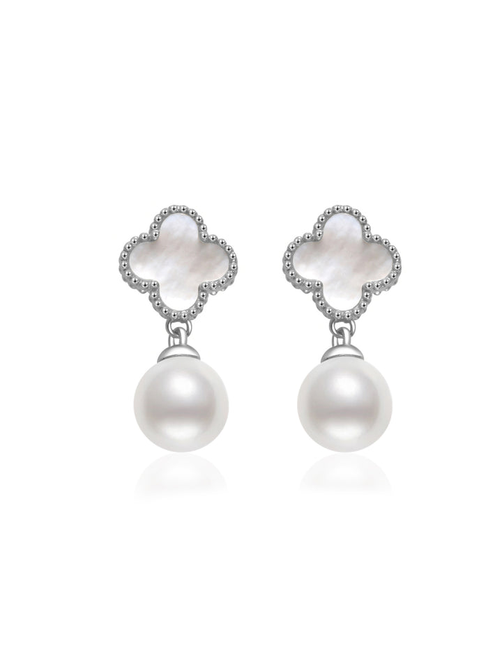 Anting Mutiara Air Tawar Gred Atas WE00829 | INDAH MOTHER OF PEARL