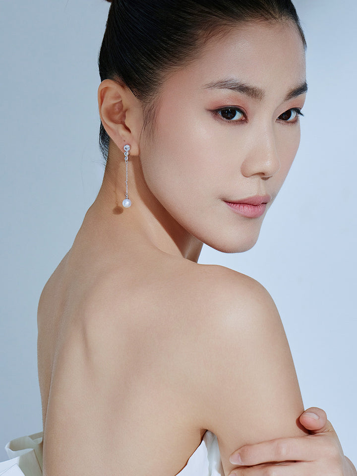 Top Grade Freshwater Pearl Earrings WE00835| BUBBLE