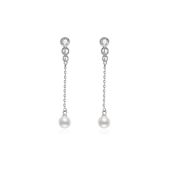 Boucles d'oreilles en perles d'eau douce de qualité supérieure, WE00835| BULLE