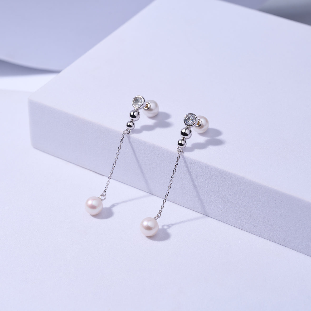 Top Grade Freshwater Pearl Earrings WE00835| BUBBLE - PEARLY LUSTRE