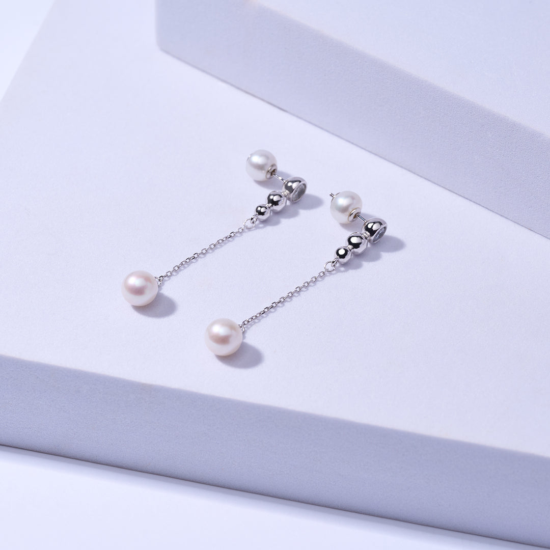 Top Grade Freshwater Pearl Earrings WE00835| BUBBLE - PEARLY LUSTRE