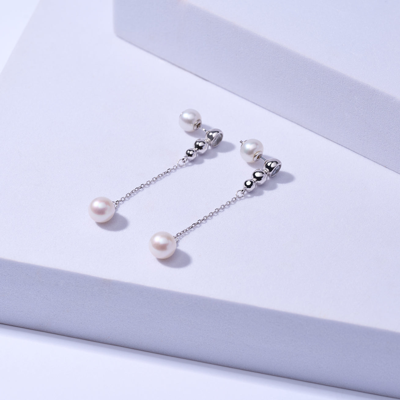 Top Grade Freshwater Pearl Earrings WE00835| BUBBLE - PEARLY LUSTRE