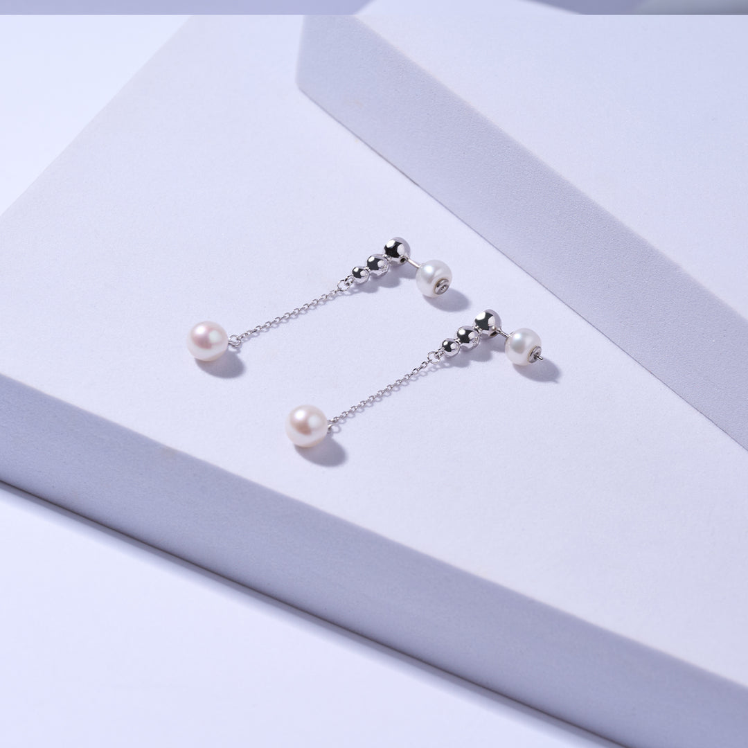 Top Grade Freshwater Pearl Earrings WE00835| BUBBLE - PEARLY LUSTRE
