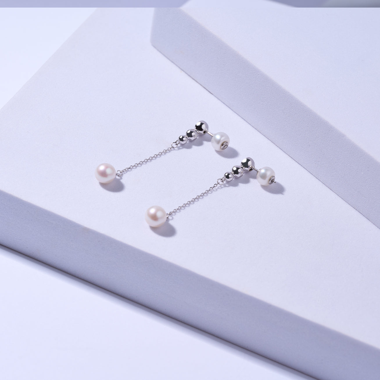 Top Grade Freshwater Pearl Earrings WE00835| BUBBLE - PEARLY LUSTRE