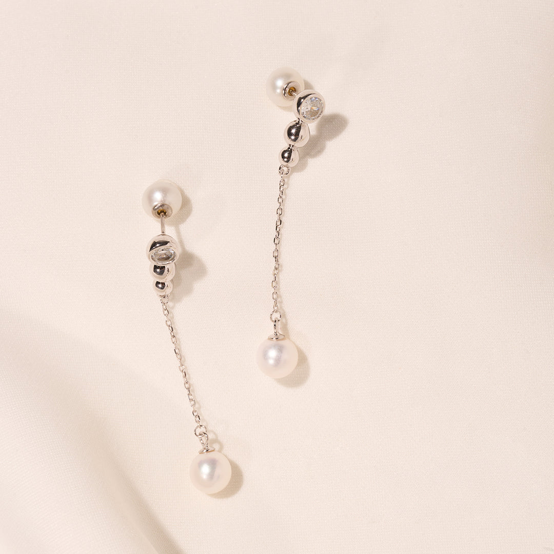 Top Grade Freshwater Pearl Earrings WE00835| BUBBLE