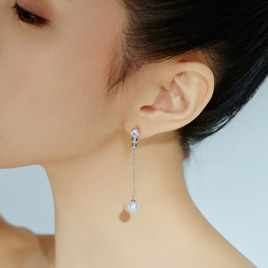 Top Grade Freshwater Pearl Earrings WE00835| BUBBLE