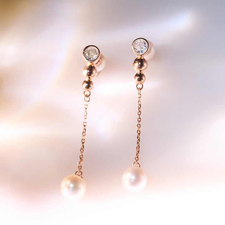 Top Grade Freshwater Pearl Earrings WE00836| BUBBLE