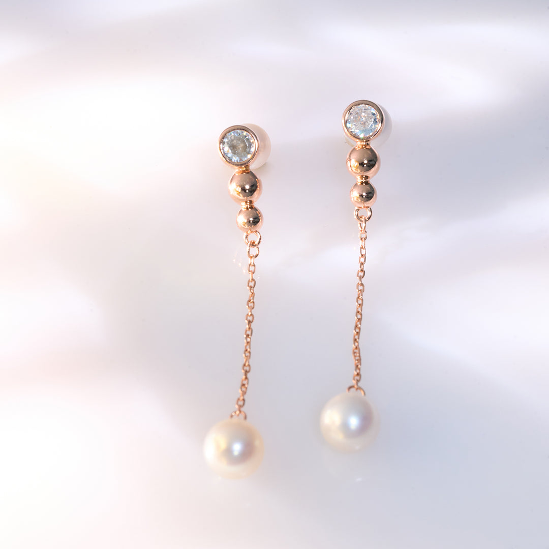 Top Grade Freshwater Pearl Earrings WE00836| BUBBLE