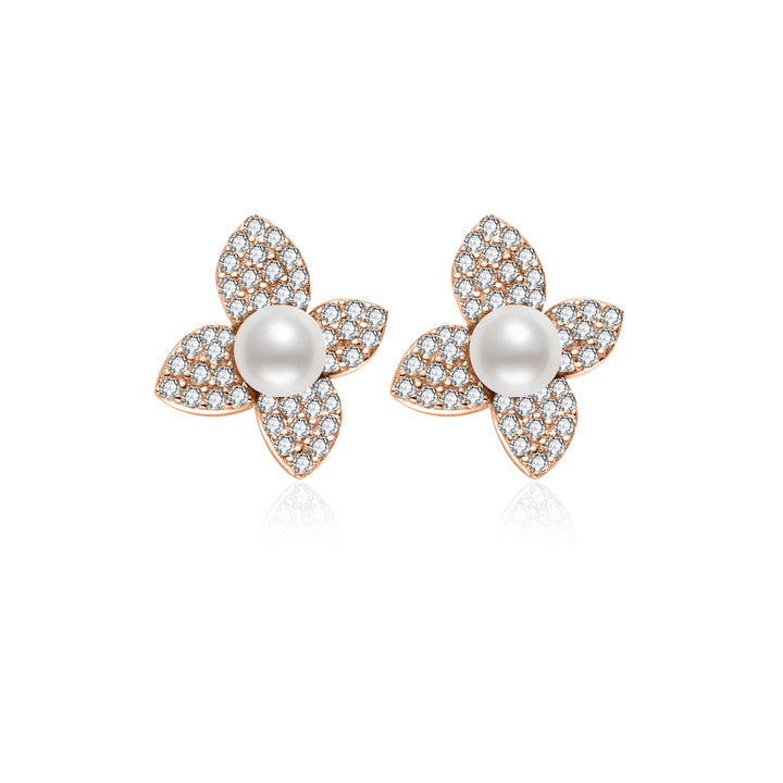 Top Grade Freshwater Pearl Earrings WE00838 | ORCHID