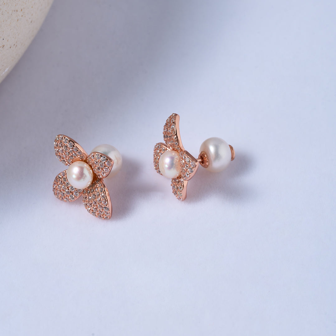 Anting-anting Mutiara Air Tawar Gred Teratas WE00838 | ORKID