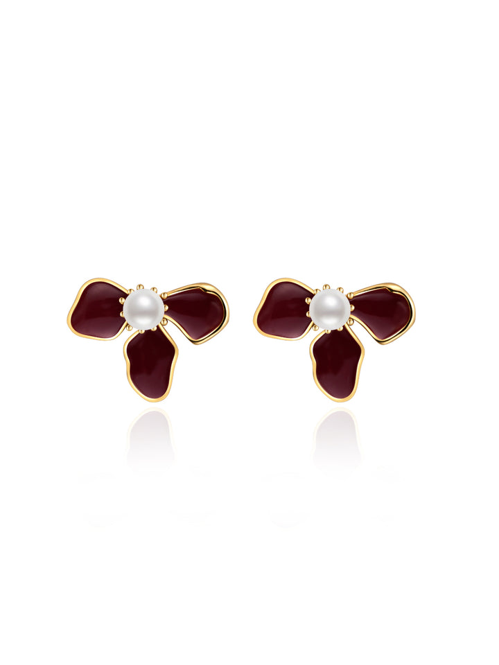 Top Grade Freshwater Pearl Earrings WE00840 | ORCHID
