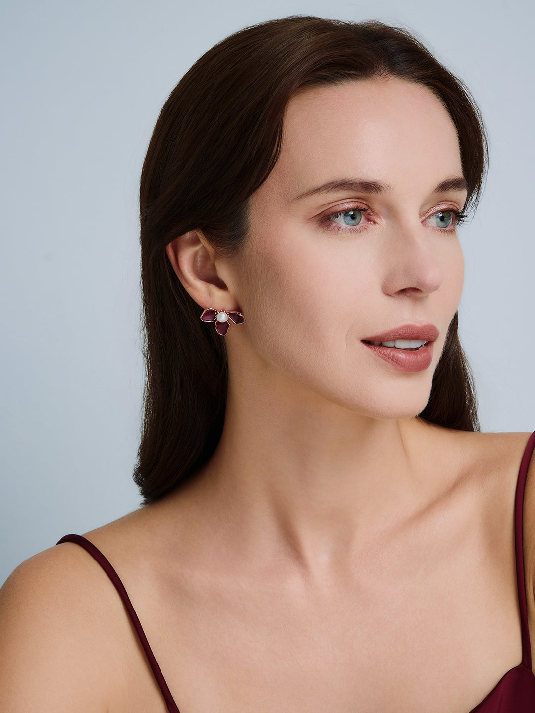 Top Grade Freshwater Pearl Earrings WE00849 | ORCHID