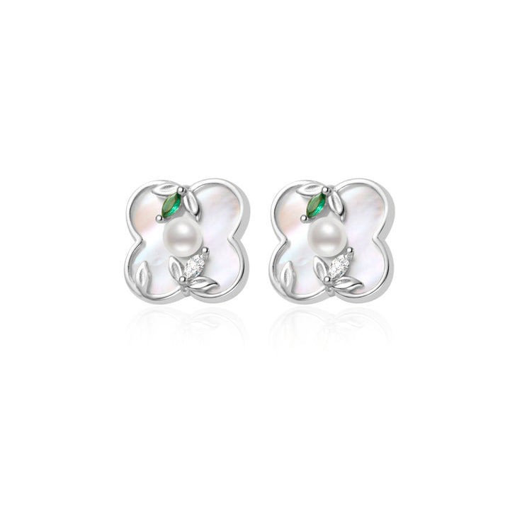 Top Grade Freshwater Pearl Earrings WE00854 | PERANAKAN