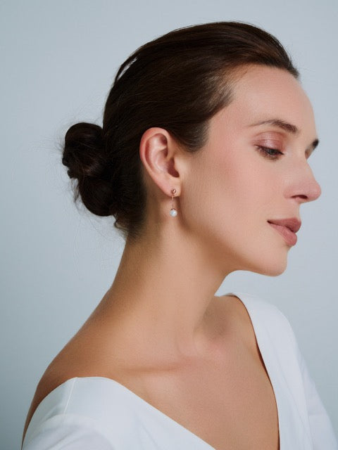 Top Grade Freshwater Pearl Earrings WE00856| BUBBLE