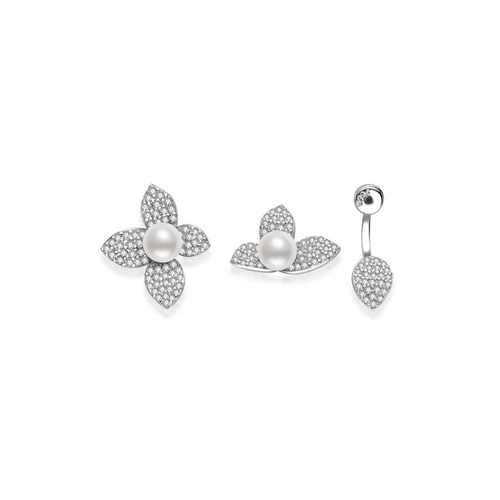 Top Grade Freshwater Pearl Earrings WE00857 | ORCHID