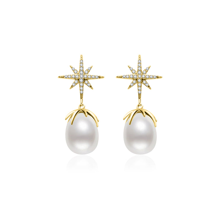 Elegant Freshwater Pearl Earrings WE00864 | CELESTE