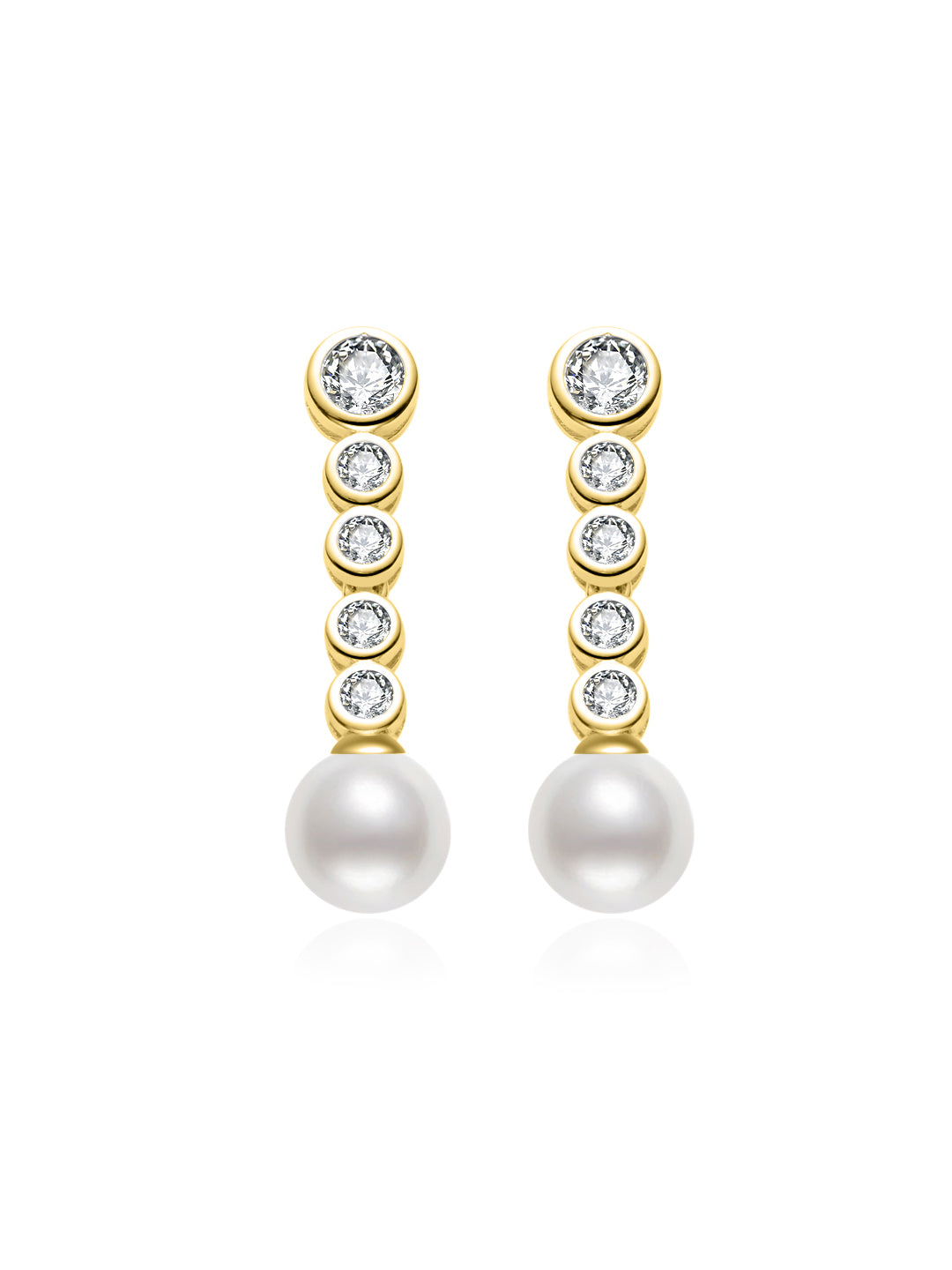 Boucles d'oreilles en perles d'eau douce de qualité supérieure, WE00866| BULLE