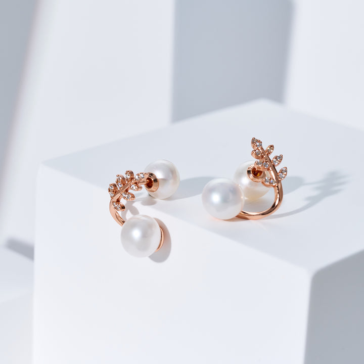 Elegant Freshwater Pearl Earrings WE00870