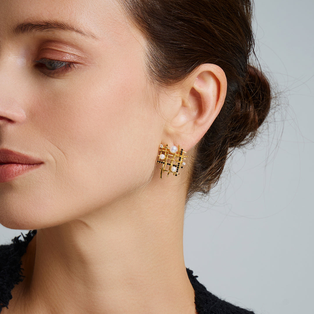 最高級クリップオン淡水パールイヤリング WE01016 | TWEED