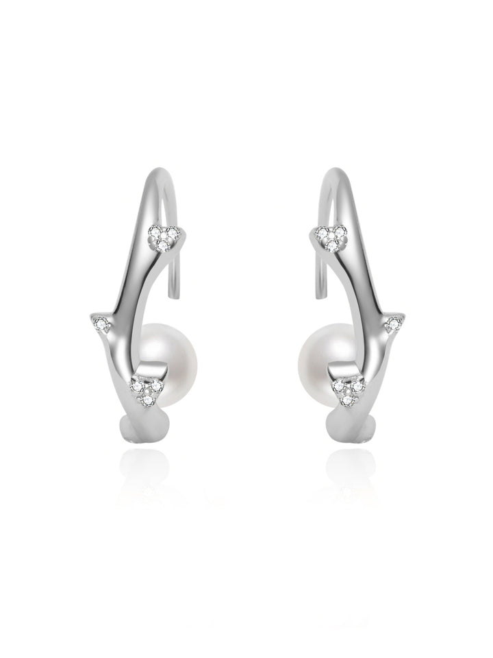 Top Grade Freshwater Pearl Earring WE00884 | ROSE