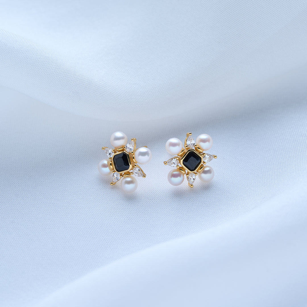 Top Grade Freshwater Pearl Earrings WE00887| | PERANAKAN