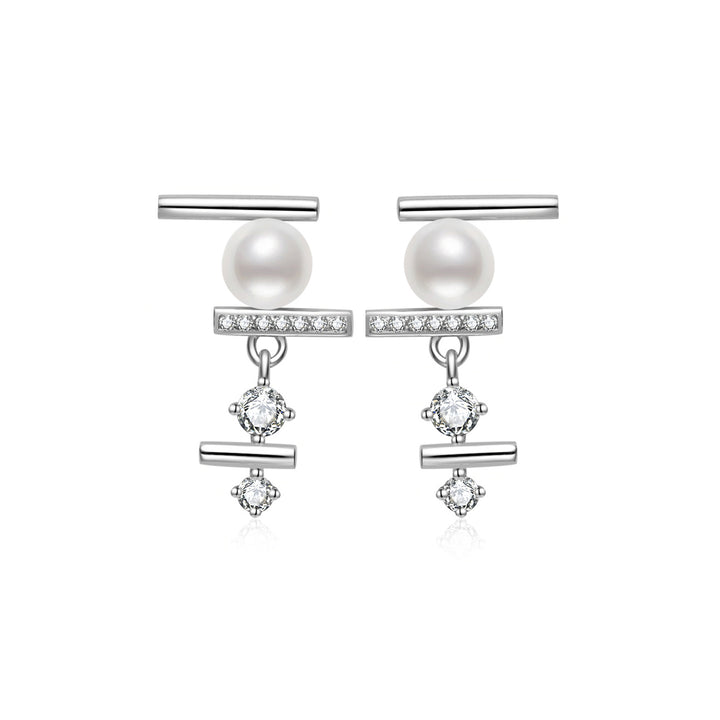 Top Grade Freshwater Pearl Earring WE00889 | MARINA BAY - PEARLY LUSTRE