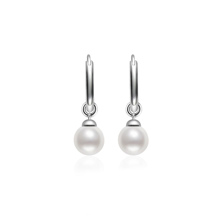 Boucles d'oreilles en perles d'eau douce élégantes WE00892