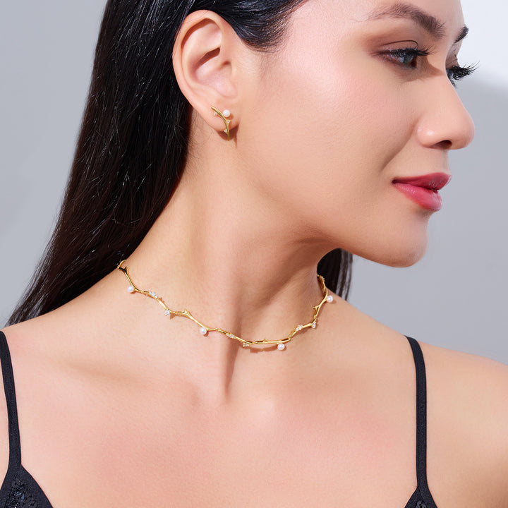 Top Grade Freshwater Pearl Necklace WN00772 | ROSE